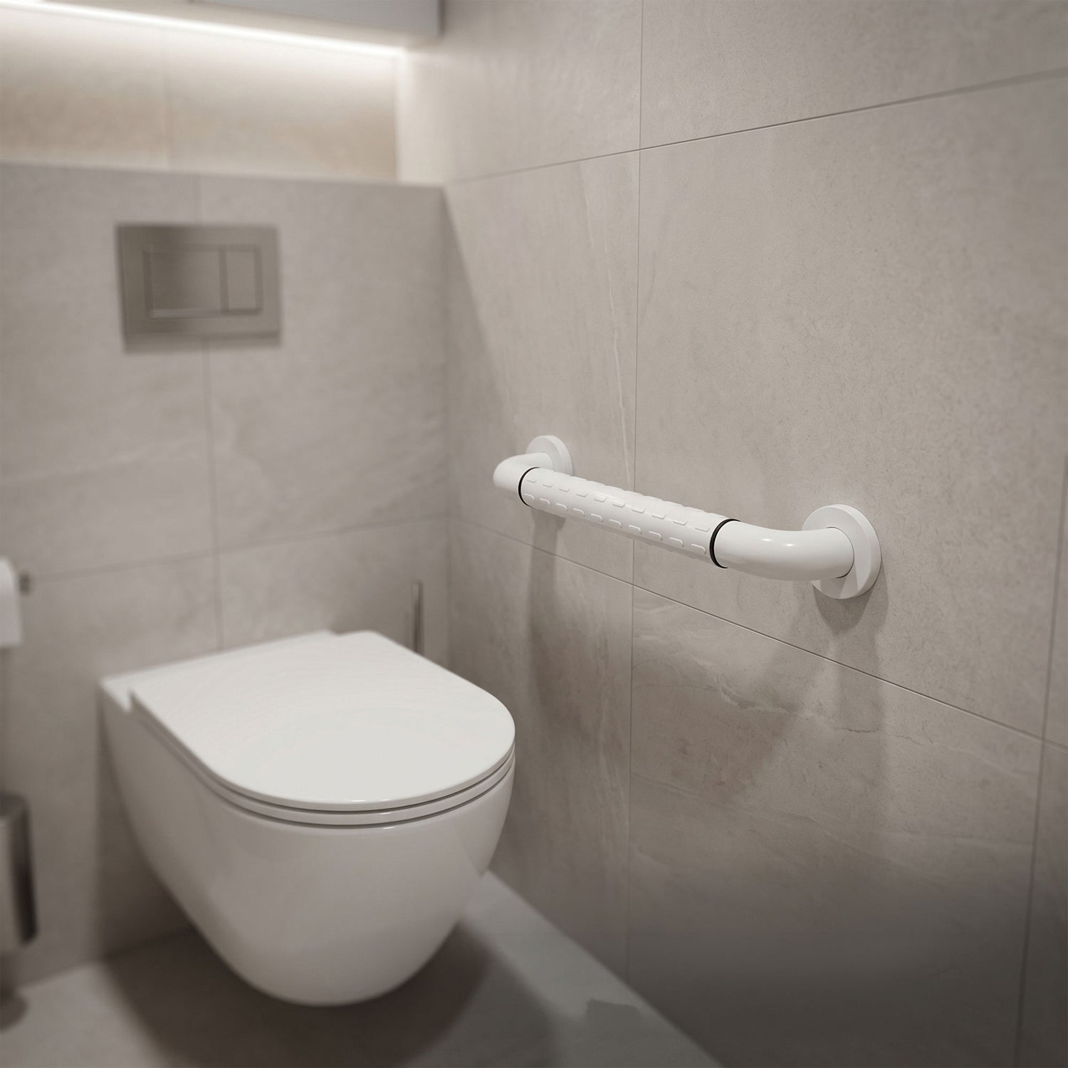 NGR01 300MM -Nylon-Coated Stainless Steel Grab Bar for WC Areas
