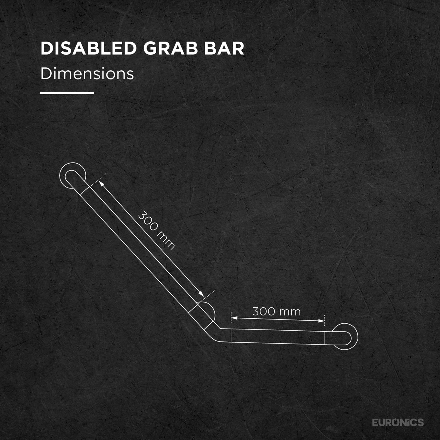 NGR05 Nylon-Coated Stainless Steel Grab Bar for WC Areas