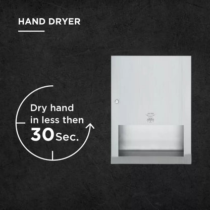 RHD2 Recessed Hand Dryer - Euronics Industries