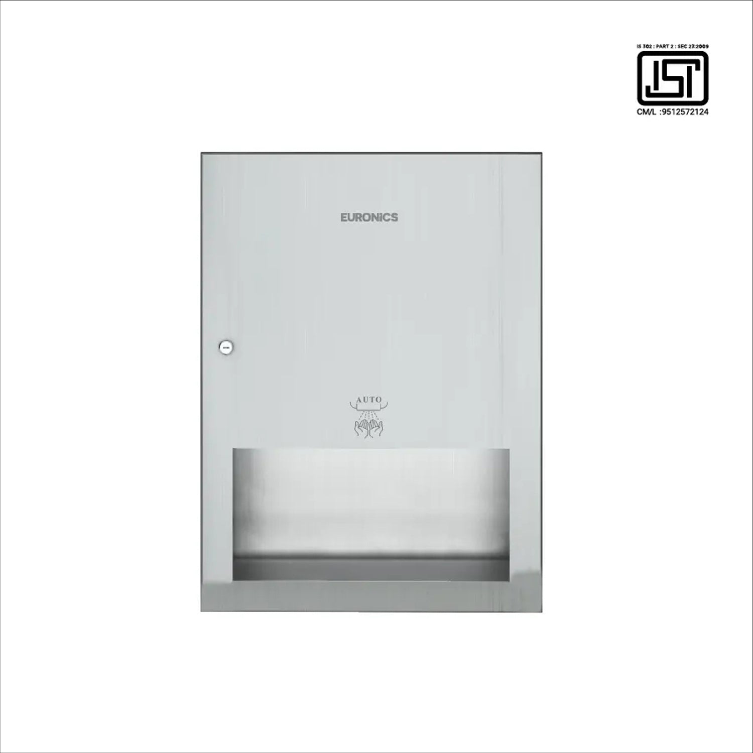 RHD2 | Recessed Automatic Hand Dryer/ Compact Built-In Automatic Hand Dryer for Space-Efficient Commercial Washrooms