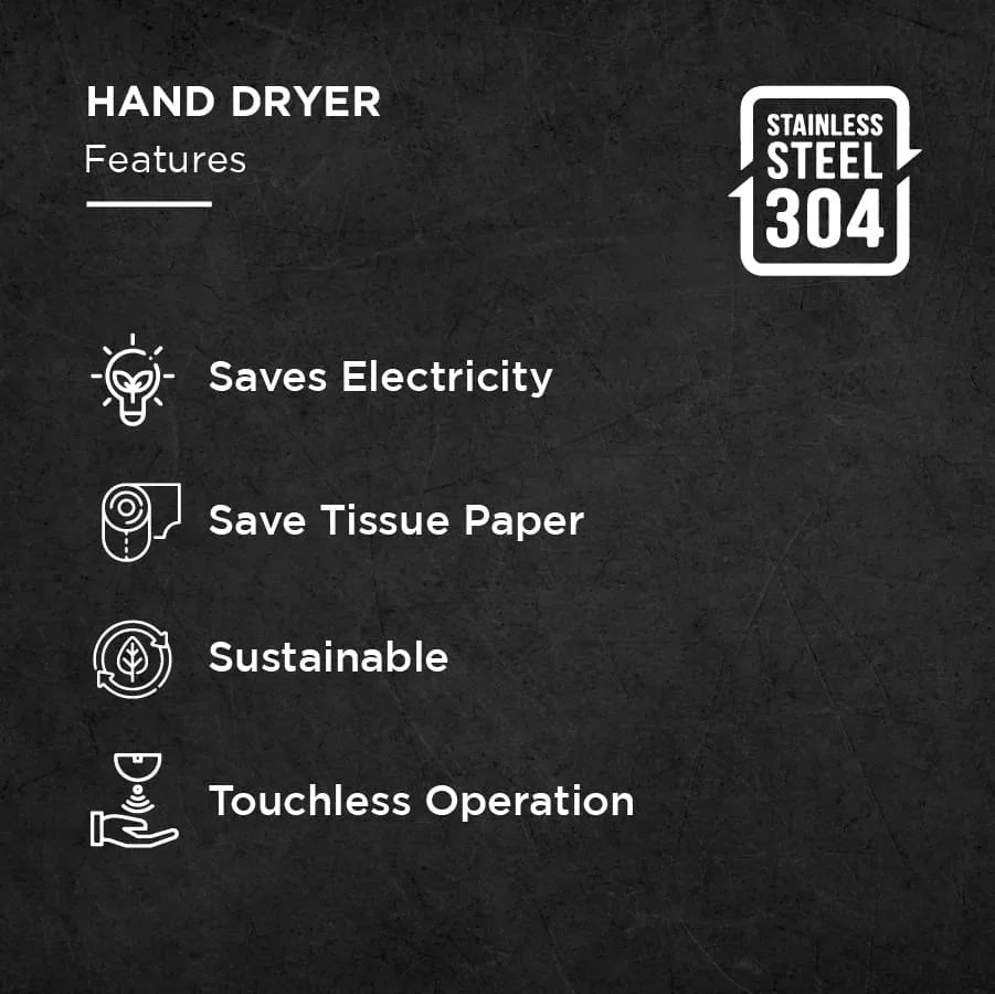 RHD3 Recessed Hand Dryer (Brushless)