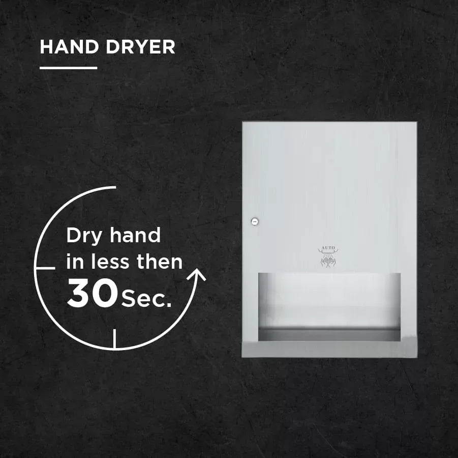 RHD3 Recessed Hand Dryer (Brushless)