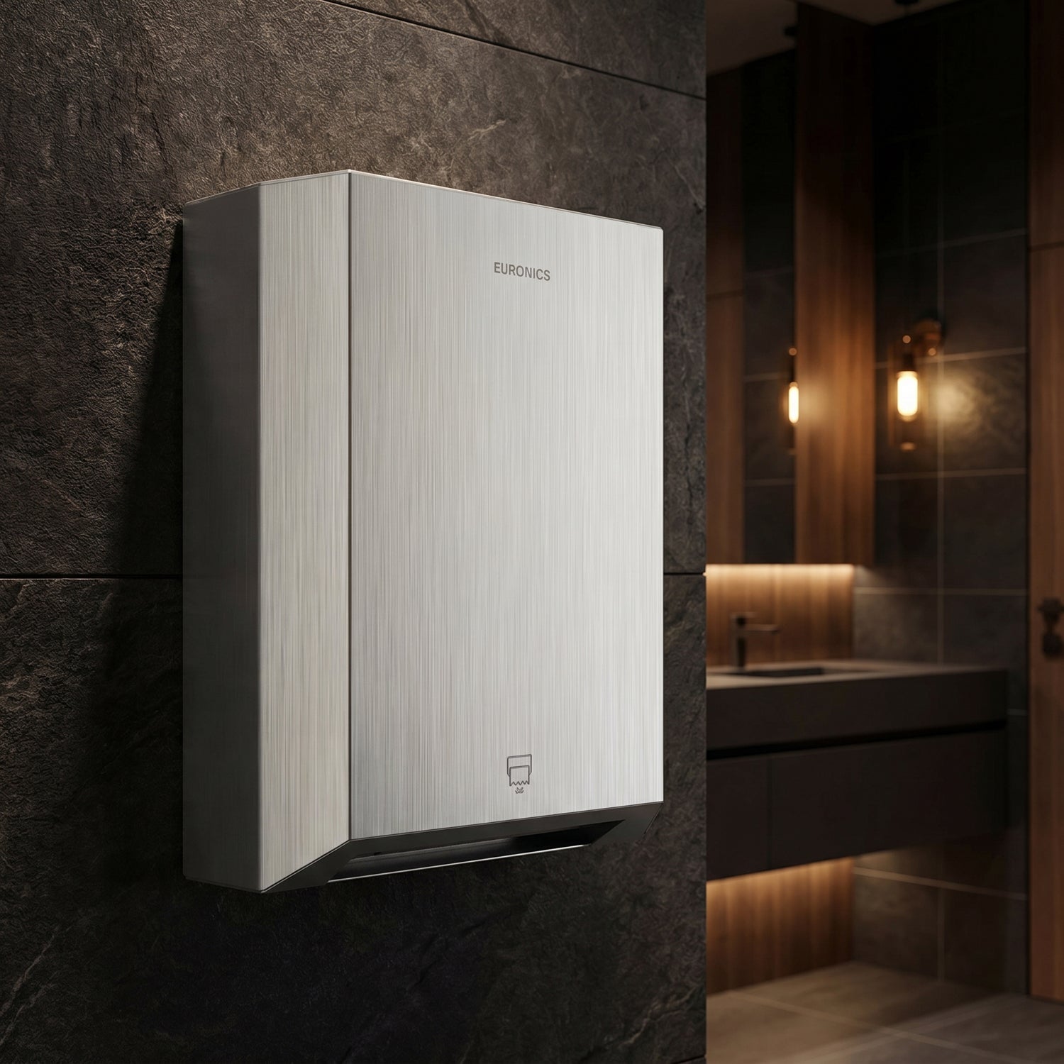 Image of Trimax AP3 Premium Automatic Stainless Steel Paper Towel Dispenser for Washbasin Areas