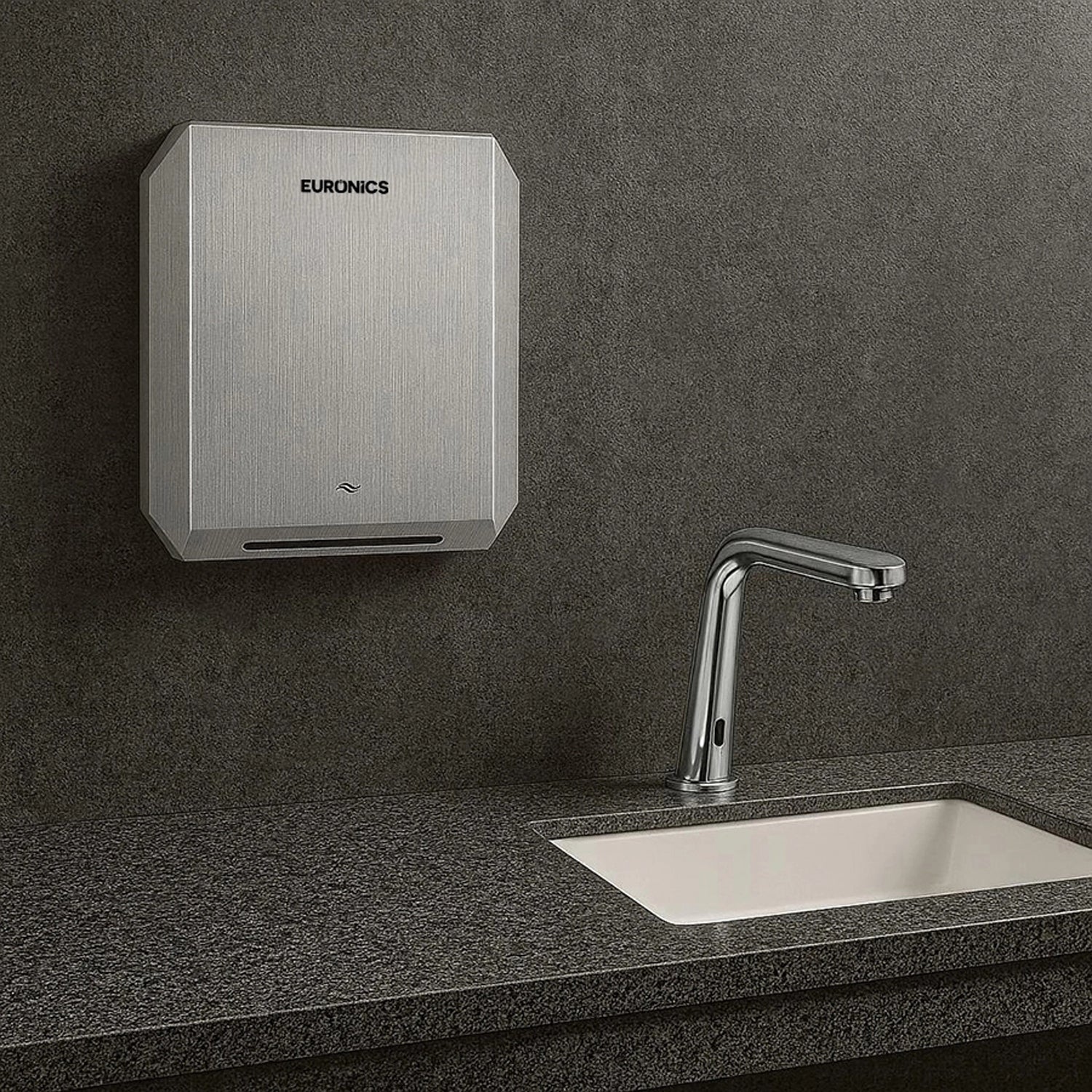Image of Trimax | Automatic Hand Dryer High-Performance Automatic Hand Dryer for High-Traffic Commercial Washrooms