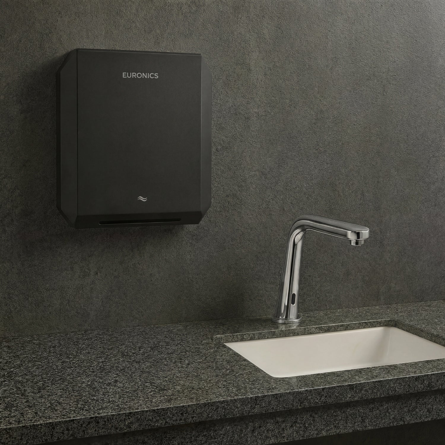 Image of Trimax | Automatic Hand Dryer High-Performance Automatic Hand Dryer for High-Traffic Commercial Washrooms