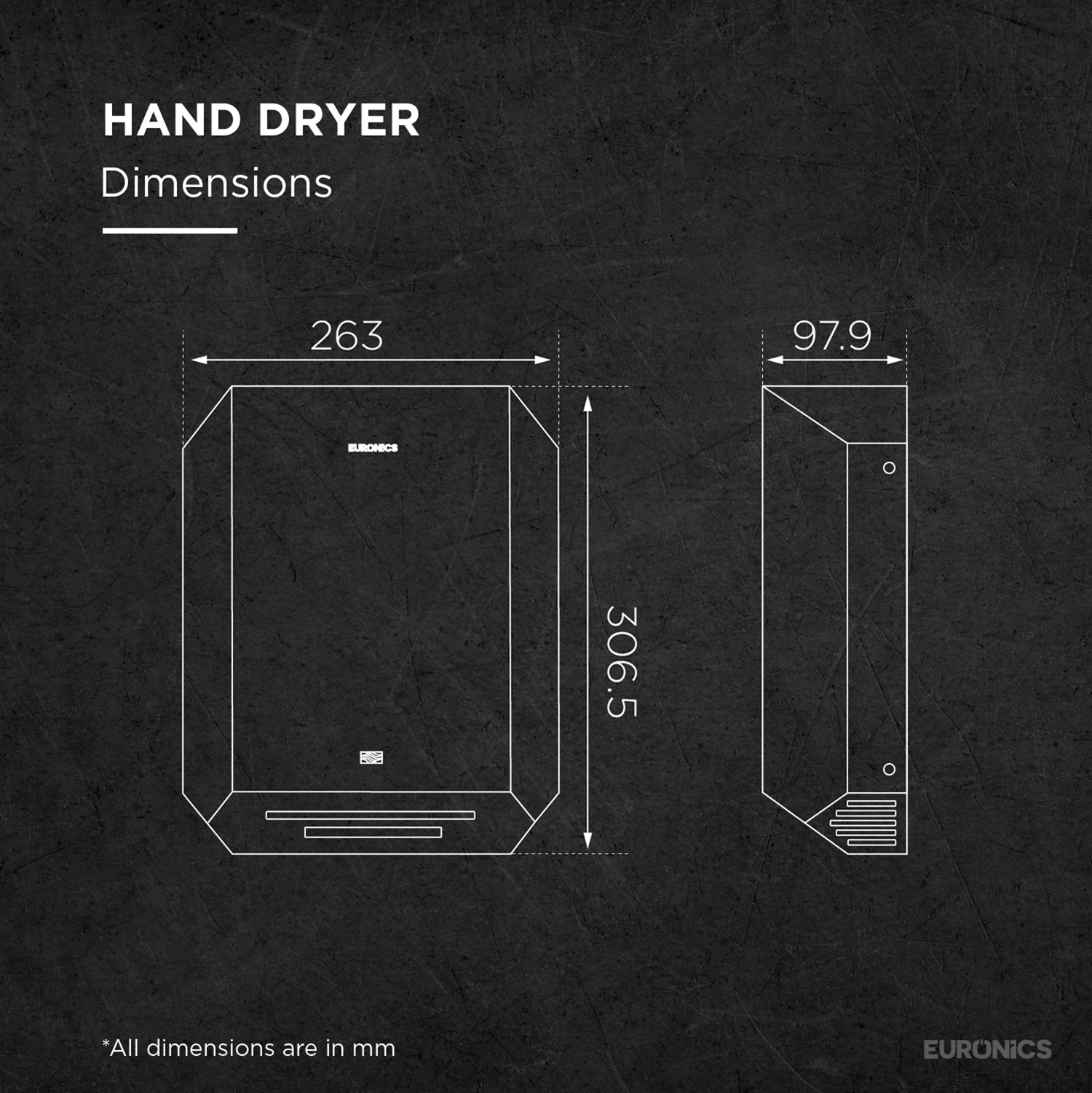Image of Trion | Automatic Hand Dryer Reliable & Hygienic Automatic Hand Dryer for Commercial Washrooms