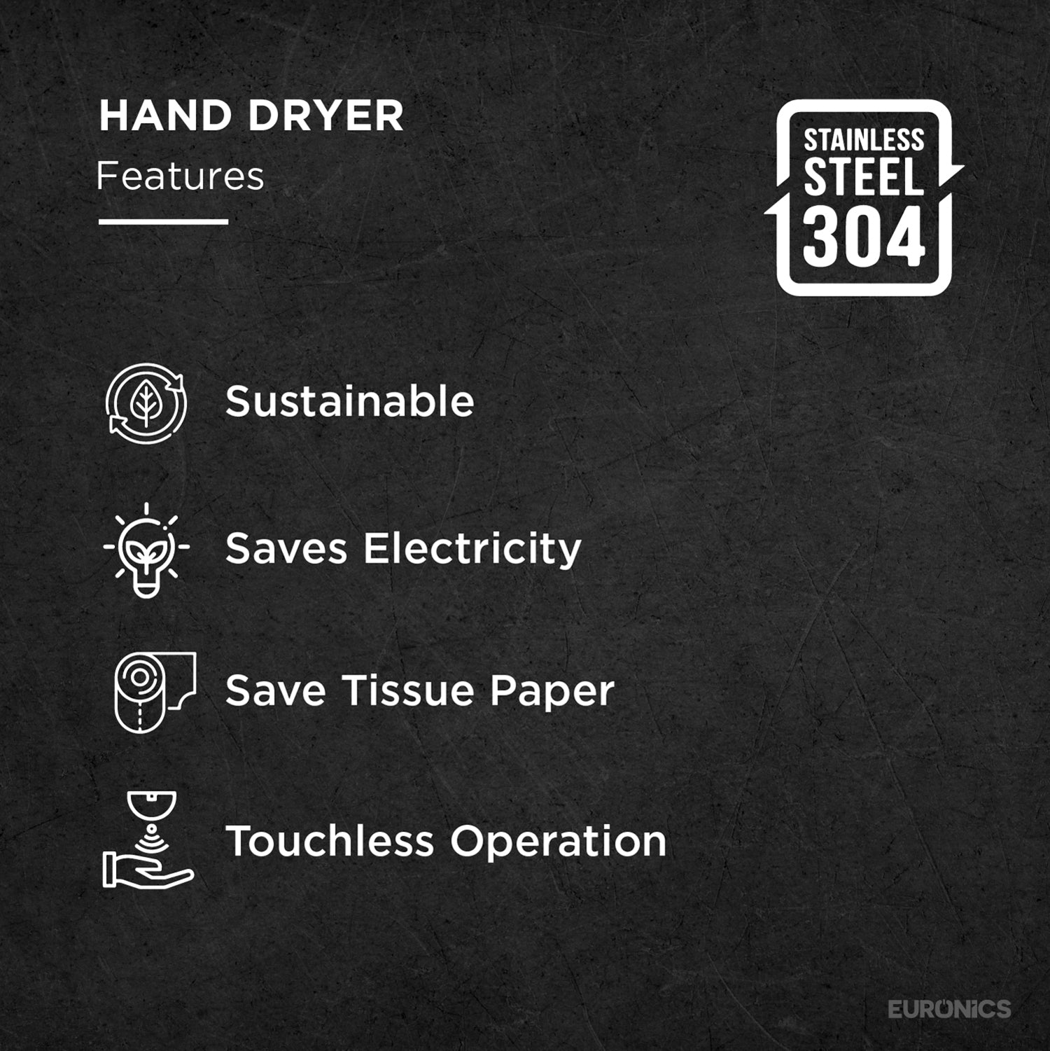 Image of Trion | Automatic Hand Dryer Reliable & Hygienic Automatic Hand Dryer for Commercial Washrooms
