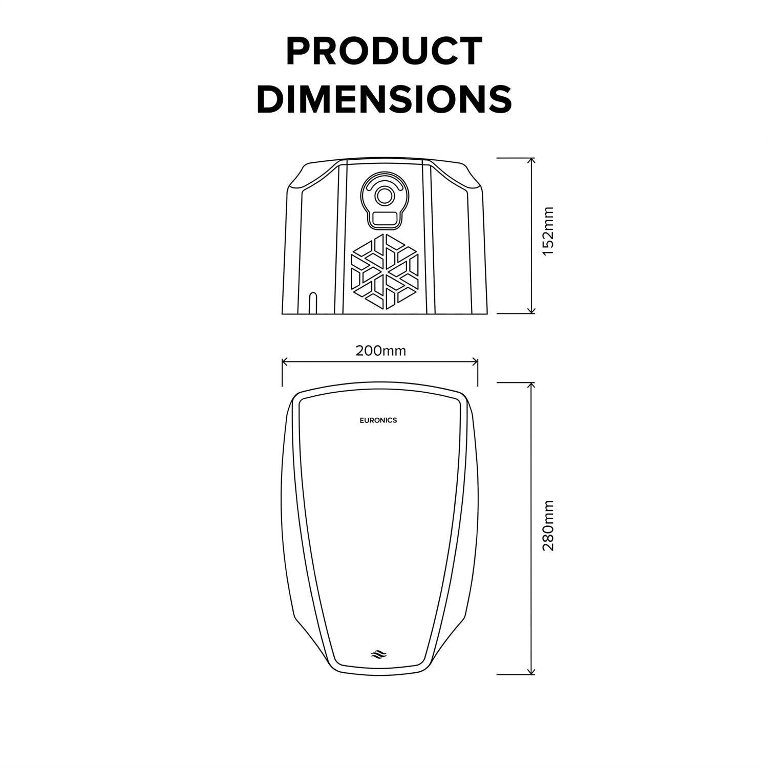 Velora Automatic Stainless Steel Hand Dryer