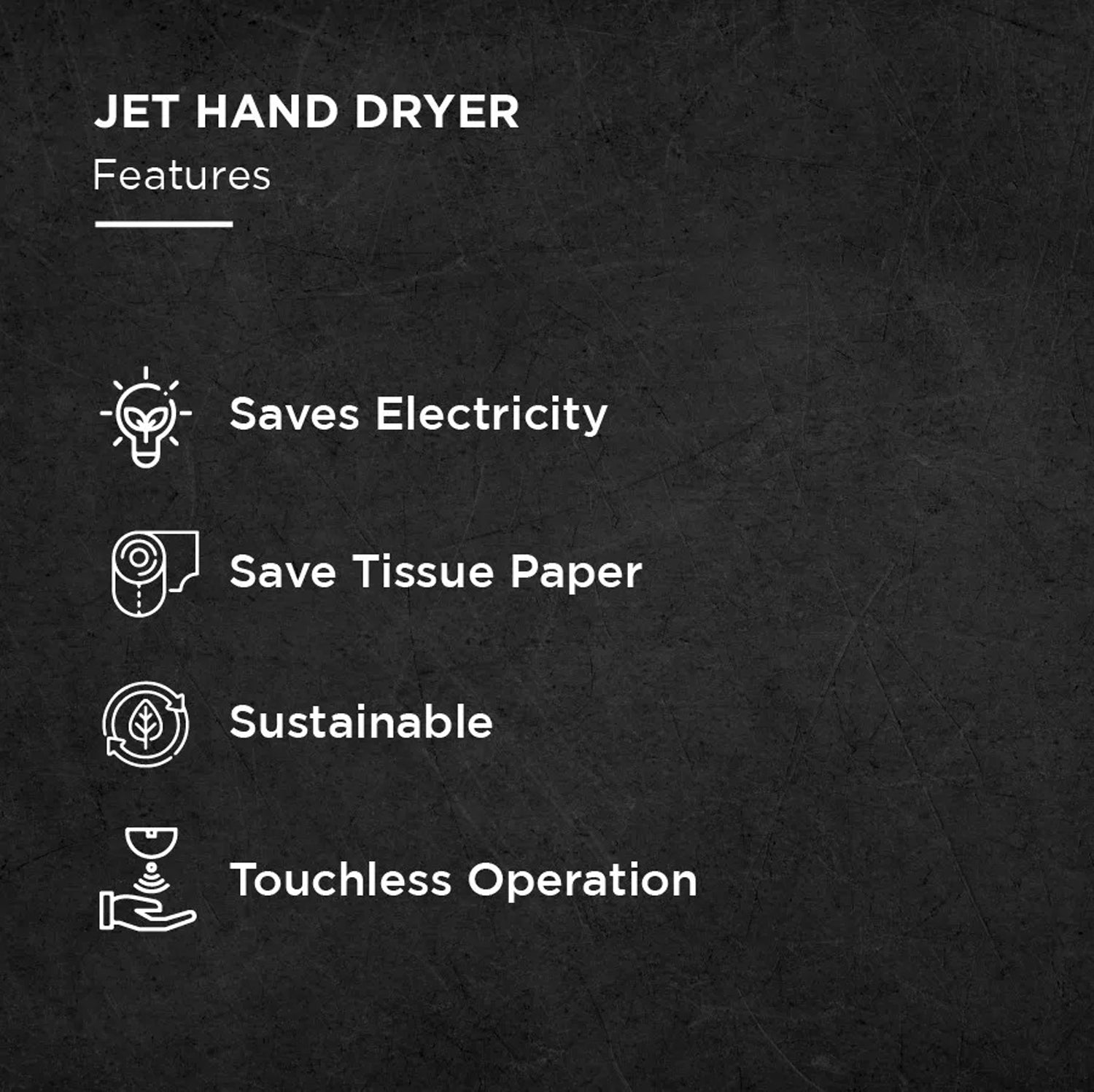 Image of YZD3N | Jet Automatic Hand Dryer (Brushless Motor) High-Speed Neutral-Finish Jet Automatic Hand Dryer for High-Traffic Commercial Washrooms