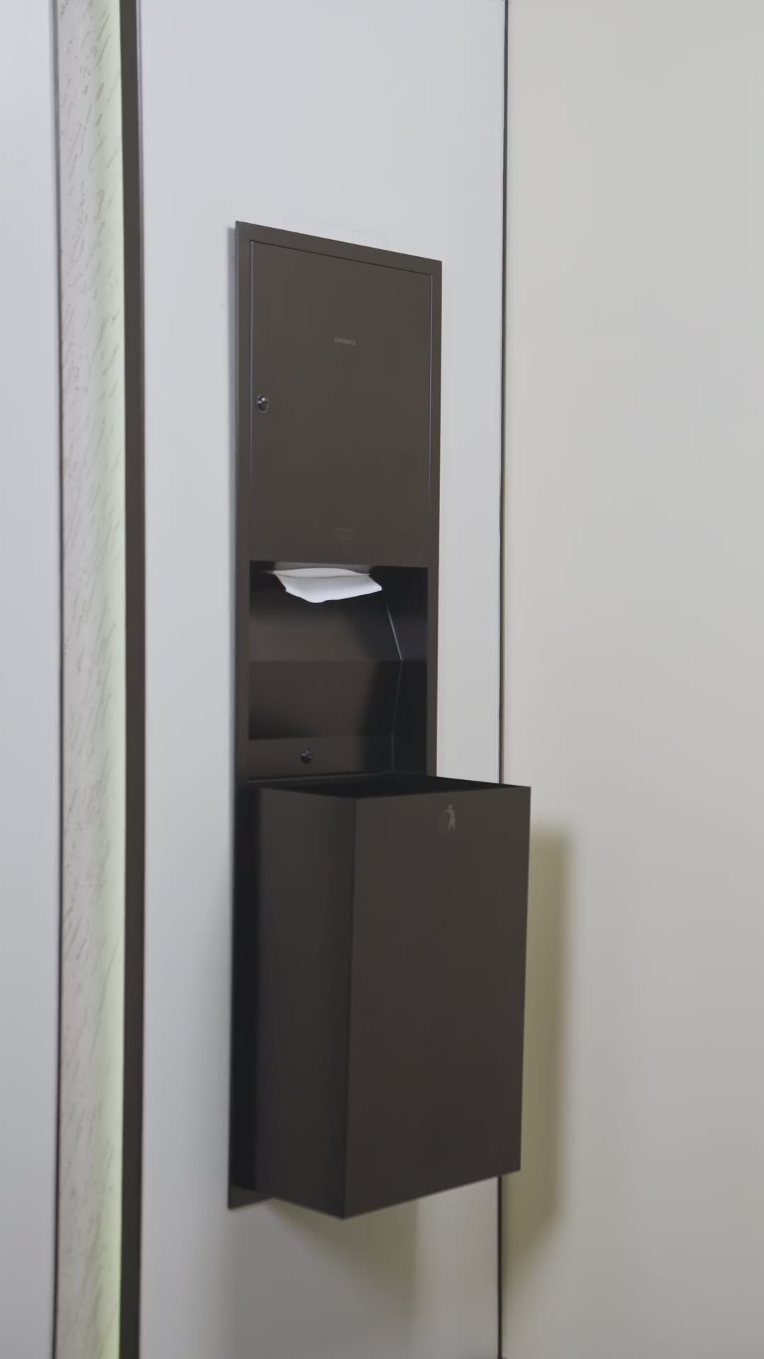 KPDRN (Tissue Dispenser + Waste Receptacle)