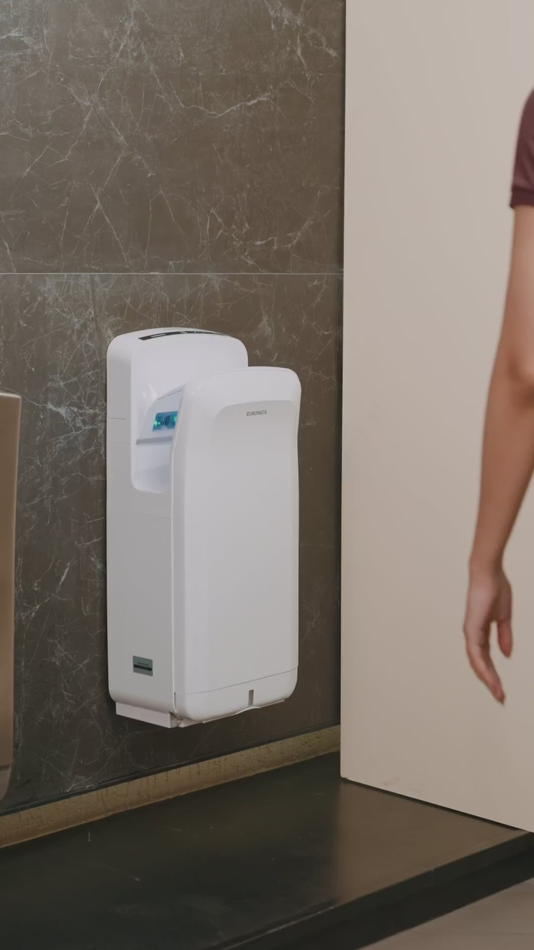 EuroJet Prime Automatic Jet Hand Dryer With Powerful Airflow ISI & BIS Certified